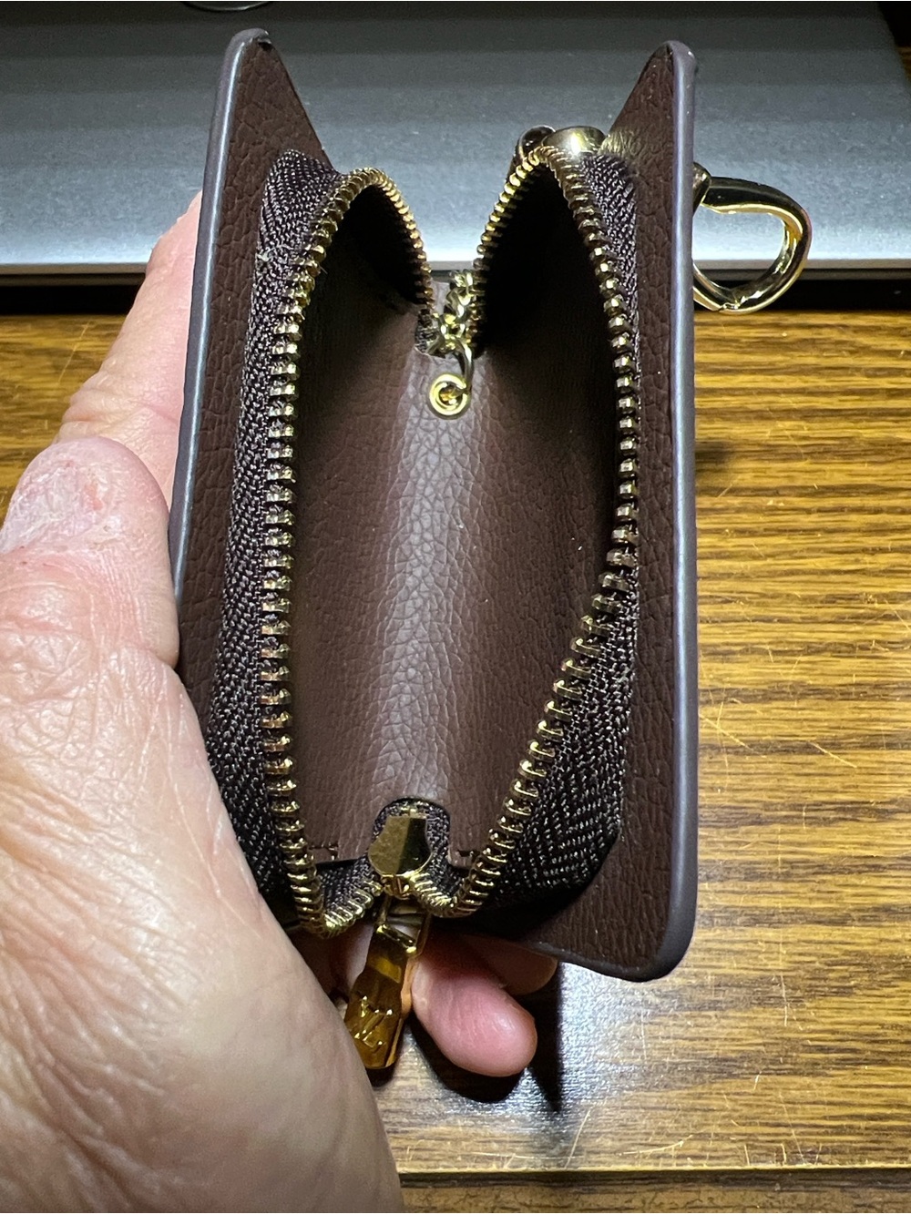 Louis Vuitton Monogram Key Holder in Brown with Gold Hardware - Picture 2 of 2